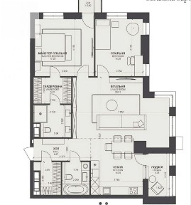 БЕЗ% Продаж 3 кв 109,6 м2 ЖК TRINITY Печерськ