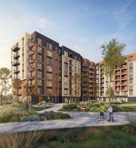 2-кім. від забудовника, площа 68.74 м²