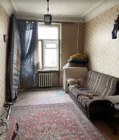 3 кім СТАЛІНКА житловий стан ЦЕГЛА район ВОКЗАЛІВ (720782)