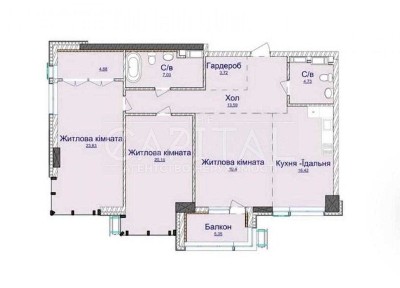 Продаж / Квартира / 118 м2 / ЖК Новопечерські Липки / Печерський район