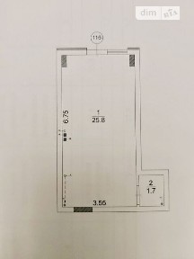 Гойди вулиця, район Центр, Ужгород, вул. Гойди 10, площа 27.5 кв. м • ID 32614970