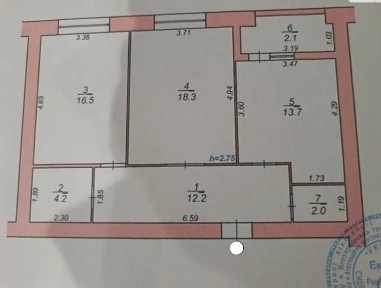 Двокімнатна квартира з ремонтом в престижному районі
