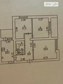 3к квартира, антоновича 103а, центр