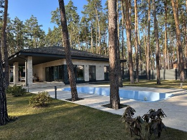 Котедж з басейном. Лісова Буча. Ділянка 15 соток з ландш. дизайном