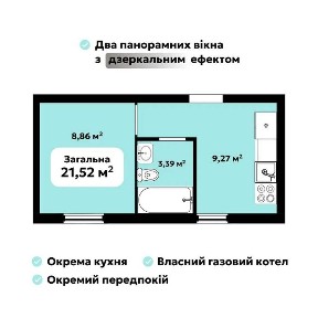 Продаж 1-кімнатної в Oazis Park, Софіївська Борщагівка ‼️ від $21 5оо