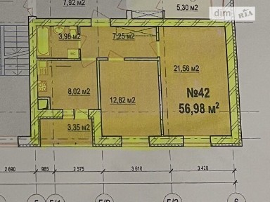 Продаж 2к квартири 57 кв. м на вул. Одеська • ID 34646918