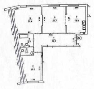 Продаж 3-кімнатної квартири 111.9 м², Михайла Максимовича вул., 32а