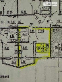Продаж 1к квартири 37 кв. м на вул. Бориса Гмирі 22Б • ID 34643374
