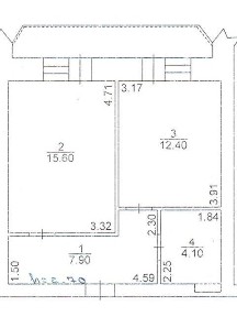 Довготривала оренда 1к квартири на вул. Будівельників 12 • ID 34272572