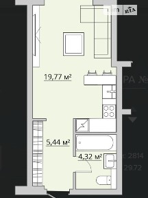 Продаж 1к квартири 30 кв. м на вул. Набережна Перемоги 7 • ID 34653643