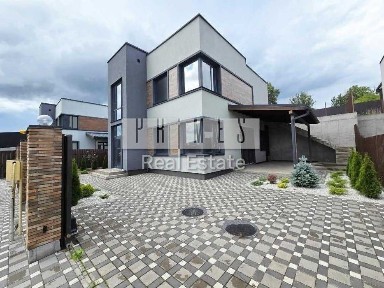 Продаж двоповерхового будинку 200 м2 7 соток, с. Лісники, Обухівський район Козин Ходосівка Мануфактура.