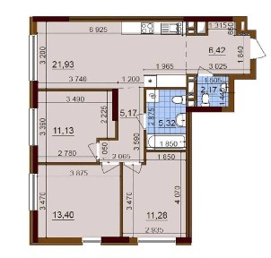 БЕЗ % ВЛАСНИК! 77 м² 3-кімнатна квартира, дизайнерський ремонт, ЖК Варшавський 3, Варшавский РЕЗЕРВНЕ ЖИВЛЕННЯ