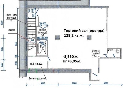 Оренда в АТБ. Черкаси, бул. Шевченка, 145. Підвал 190 кв. м.