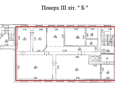 Оренда офісного приміщення на вул. Європейська 37, приміщень -, поверх - 3 • ID 34664094