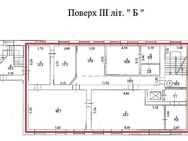 Оренда офісного приміщення на вул. Європейська 37, приміщень -, поверх - 3 • ID 34664094