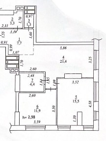 Продаж 2к квартири 66 кв. м на вул. Дегтярівська 17-19 • ID 34782539
