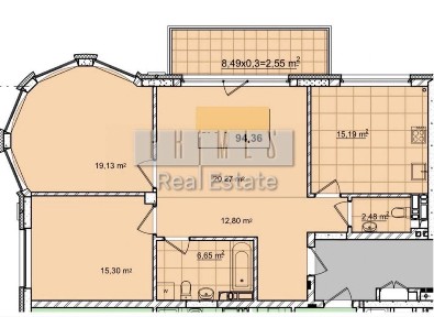 Продаж 3-кімнатної квартири площею 95 м2 в ЖК 52 Перлина ( Печерська плаза ) Бойчука 19 а