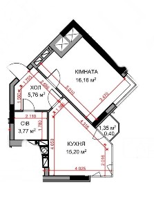 Продається квартира у ЖК на Прорізній Гостомель