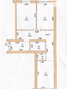 Продаж 2к квартири 64.2 кв. м на вул. Дубенська 33, кв. 23 • ID 34634160