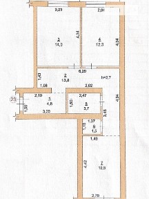 Продаж 2к квартири 64.2 кв. м на вул. Дубенська 33, кв. 23 • ID 34634160