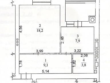 Продаж 1к квартири 44 кв. м на бул. Приозерний 3 • ID 34627390