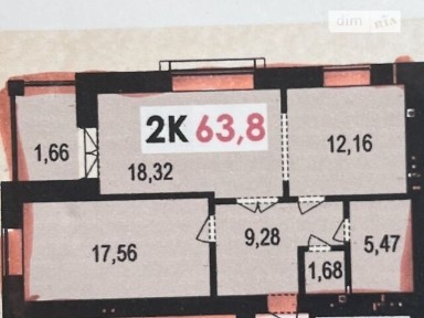Продаж 2к квартири 67 кв. м на вул. Вовчинецька 225В, кв. 67 • ID 34605014