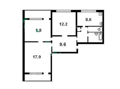 Продаж 3-кімнатної квартири 75 м², Зої Гайдай вул., 7