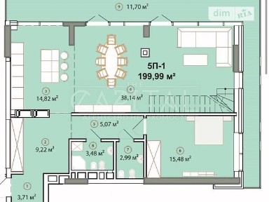 Продаж 3к квартири 200 кв. м на вул. Звіринецька 72 • ID 34730219