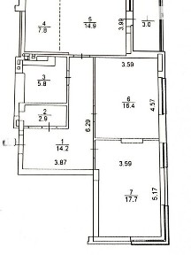 Продаж 2к квартири 82.7 кв. м на вул. Симоненка 32 • ID 34675970
