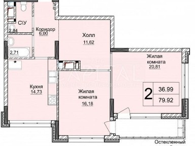 Продаж 2к квартири 80 кв. м на вул. Андрія Верхогляда 1-20А • ID 34737561