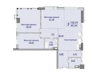 Продаж 3к квартири 135 кв. м на вул. Андрія Верхогляда 7ЧЕРГА БУД 3 • ID 34734580