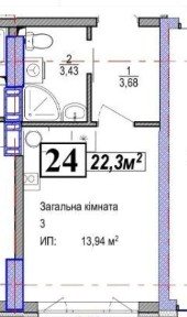 Акція! Квартира від забудовника, по хорошій ціні, поруч з метро.