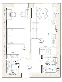 Продаж 1к квартири 42.7 кв. м на вул. Свободи 10А • ID 34676547