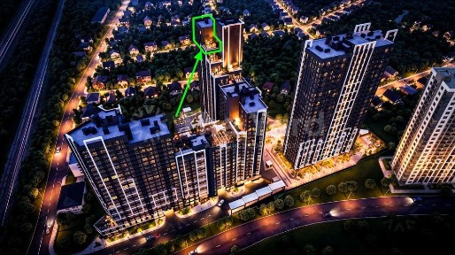 ПЕНТХАУС 165м² 2-поверхи, Nordica Residence, вид на Новопечерські Липки