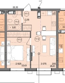 Срочно! 1-к квартира 40кв. м рассрочка на 36 месяцев, 31800