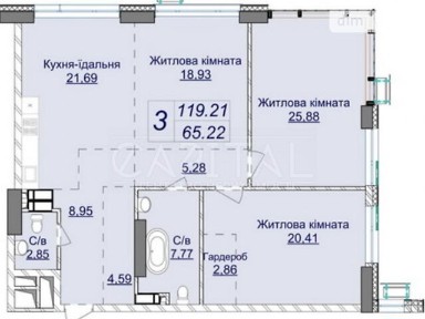 вулиця Андрія Верхогляда, 22, мікрорайон Чорна Гора, район Печерський, Київ, метро Звіринецька (Дружби народів), вул. Андрія Верхогляда 22 • ID 34679943