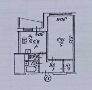 Продам 1 кімн. кв-ру., Лісовий масив, вул. Мілютенка 42, (42000$) :
