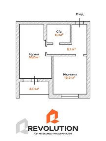 Продаж 1к квартири 44.7 кв. м на вул. Івана Франка • ID 34688653