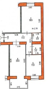 Продаж 2-кімнатної квартири в ЖК «Преміум Парк» | Центр Житомира