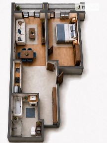Мечникова вулиця, 109А, Ірпінь, вул. Мечникова 109А, кв. 54 • ID 34693225
