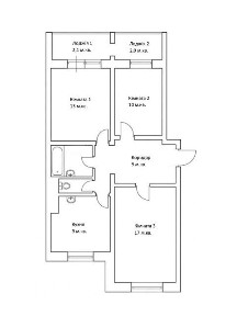 Продаж 3к квартири 65 кв. м на вул. Українська 63 • ID 34692507