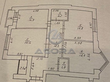 **Продаж 3-кімнатної квартири, вул. Івасюка, 78**