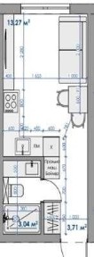 Смарт квартира 20,5 м². Без %. Забудовник. Відділ продажу. ЖК Бруклін Парк. Білогородка. Ліфт. Розтермінування 18 міс.