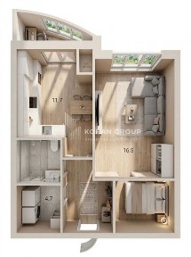 ‼️Продаж 1-к квартири, 7 поверх, 43.8 м2, Кам'янець-Подільський #90181‼️