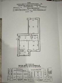 Здана 2К квартира. в комплексі закритого типу, готова до ремонту.