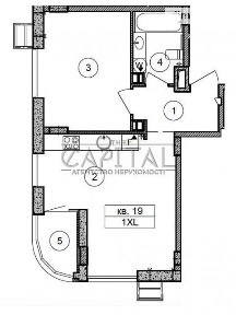 Продаж 1к квартири 46 кв. м на бул. Тадея Рильського 4 • ID 34698198