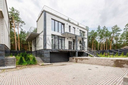 Сучасний будинок преміум-класу 400 м² з басейном та панорамною терасою, Биківня
