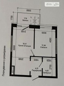 Продаж 1к квартири 43 кв. м на вул. Володимира Навроцького 69 • ID 34703204