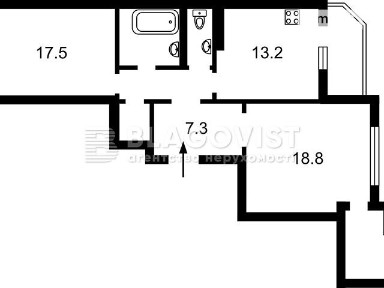 Продаж 2к квартири 82 кв. м на вул. Чавдар Єлизавети 1 • ID 34703119