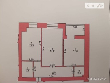 Продаж 2к квартири 63.7 кв. м на вул. Супутника 14А, кв. 54 • ID 34702945